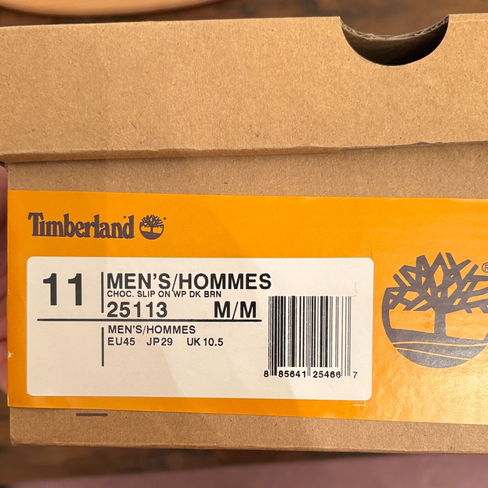 Timberland Men's Dark Brown Slip-On Boots - Picture 3 of 4